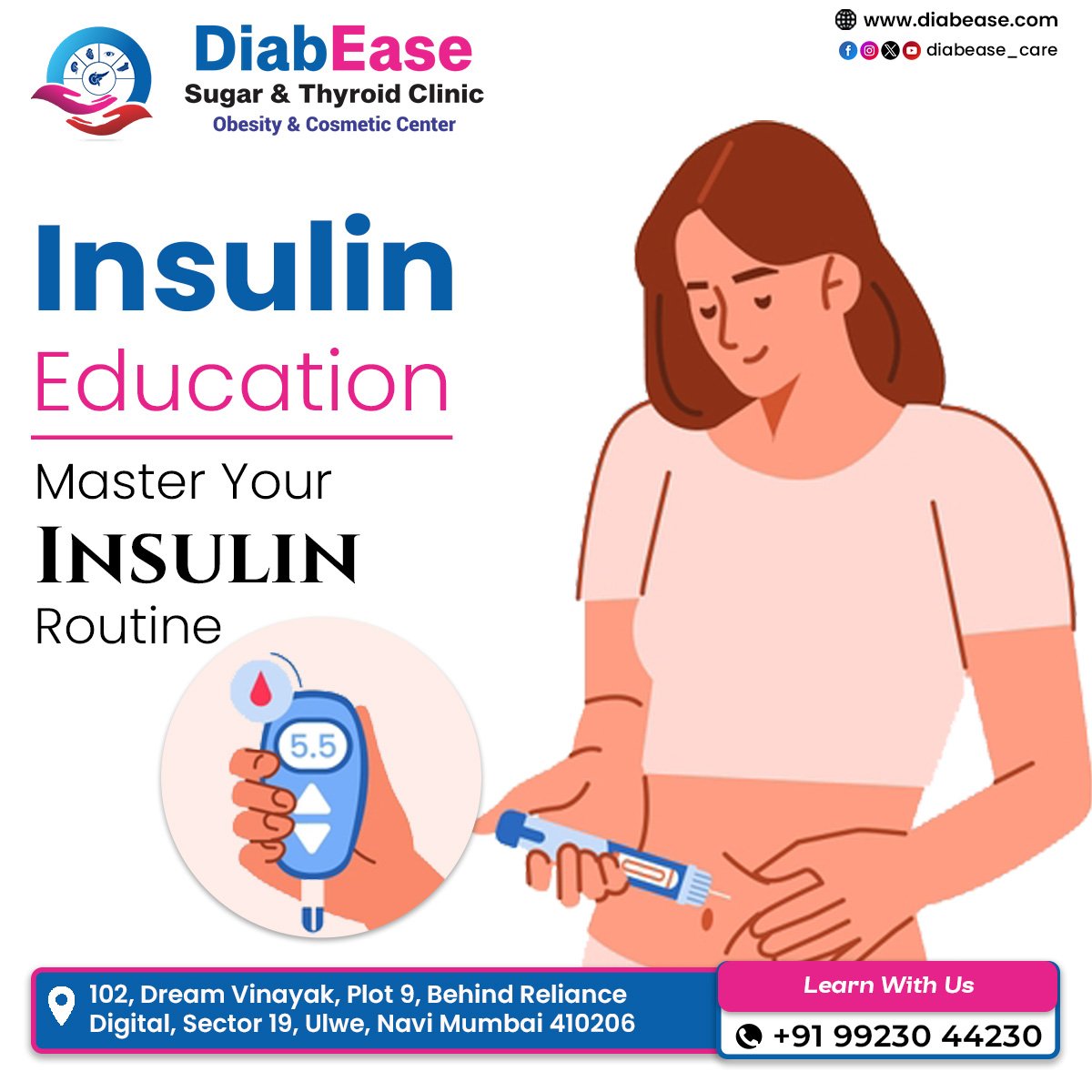 Top Clinics for Insulin Care in Ulwe